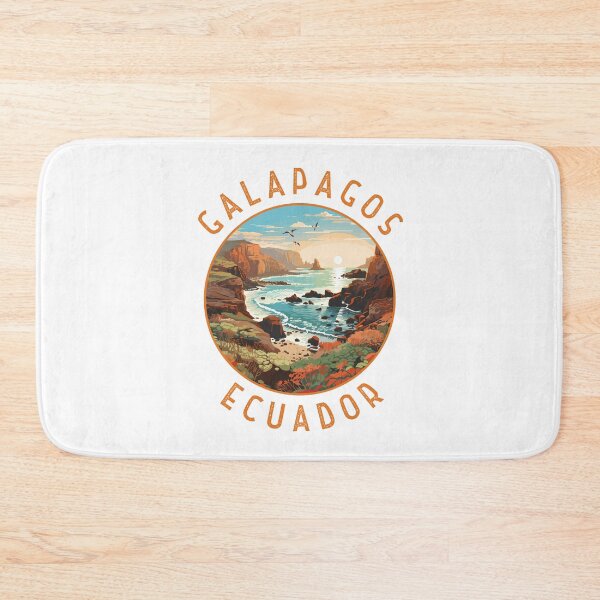 Item preview, Galapagos Islands Retro Distressed Circle designed and sold by KrisSidDesigns.