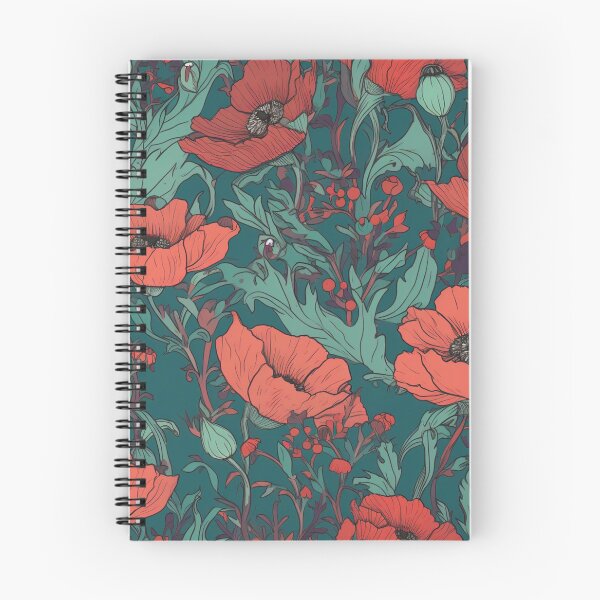 Artikelvorschau, Hübsche Mohnblumen entworfen und verkauft von PrettyPatternss.