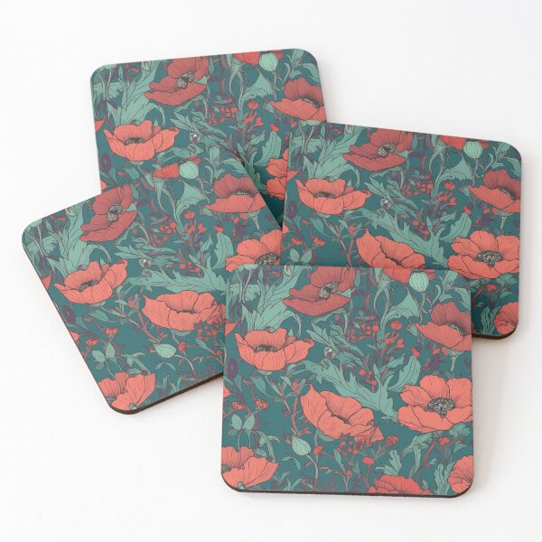 Item preview, Pretty Poppies designed and sold by PrettyPatternss.