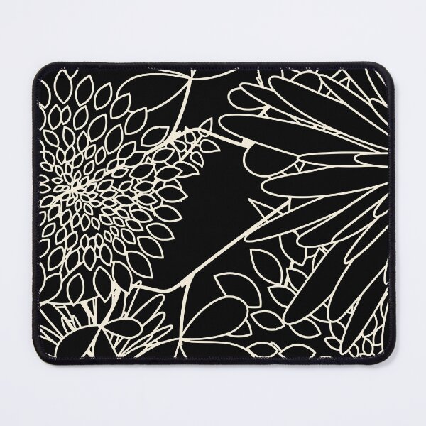 Item preview, Black and White Floral Harmony designed and sold by 2Check-Shop.