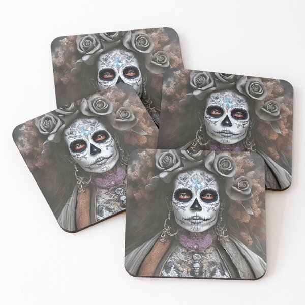 Artikelvorschau, Elegante, wunderschöne La Calavera Catrina, Dame des Jenseits, der elegante Schädel entworfen und verkauft von Fantasymachine.