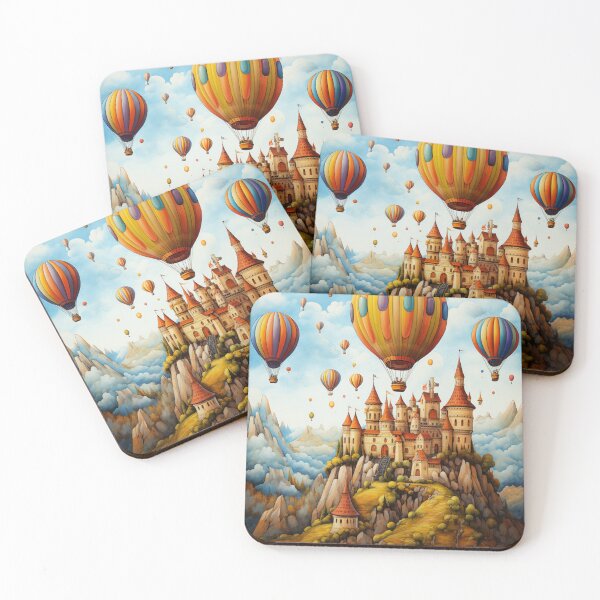 Item preview, Hot Air Ballons and Castle designed and sold by whitecat23.