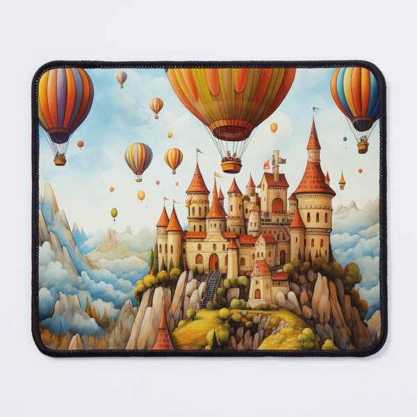 Item preview, Hot Air Ballons and Castle designed and sold by whitecat23.