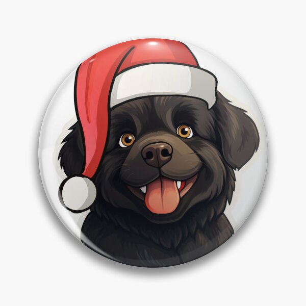 Item preview, Santa Paws Festive Bliss - Cartoon Canine Celebration designed and sold by PureGlee.