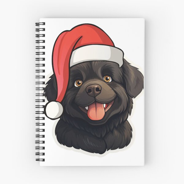 Item preview, Santa Paws Festive Bliss - Cartoon Canine Celebration designed and sold by PureGlee.