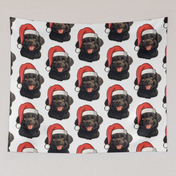 Item preview, Santa Paws Festive Bliss - Cartoon Canine Celebration designed and sold by PureGlee.
