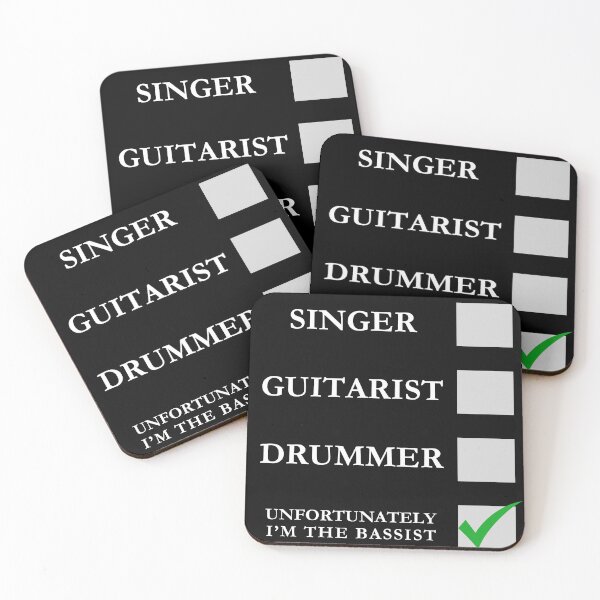 Item preview, Unfortunately I'm The Bassist Funny - Bass player sarcastic design designed and sold by wholigans.