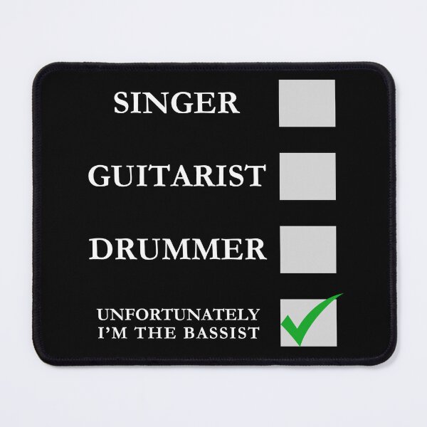 Item preview, Unfortunately I'm The Bassist Funny - Bass player sarcastic design designed and sold by wholigans.