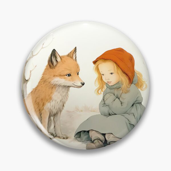Item preview, La niña y el zorro, en invierno. designed and sold by Custom Gift Design .