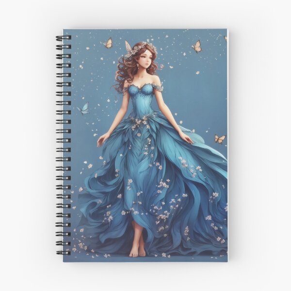 Item preview, A Beautiful fairy in blue dress , vintage style designed and sold by chathai.