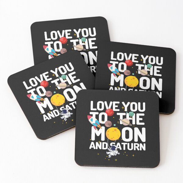 Item preview, Love You To The Moon And Saturn designed and sold by OnTheTrend.