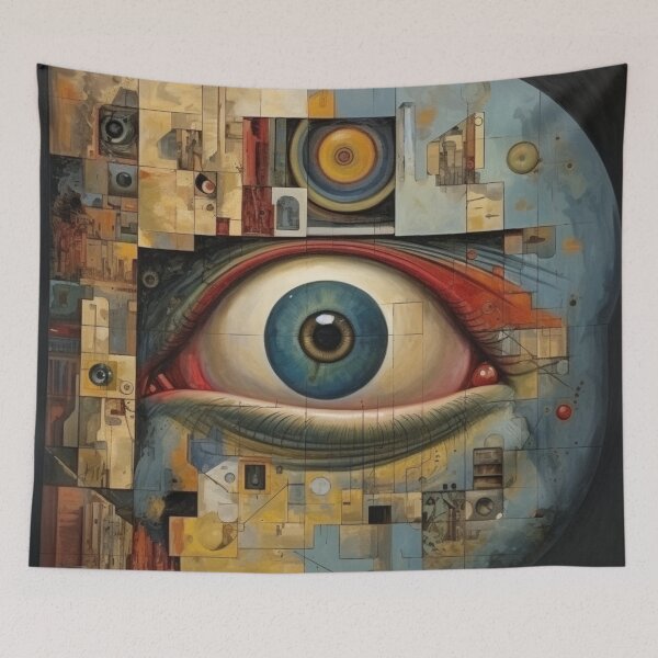 Item preview, Eyeball Abstract designed and sold by whitecat23.