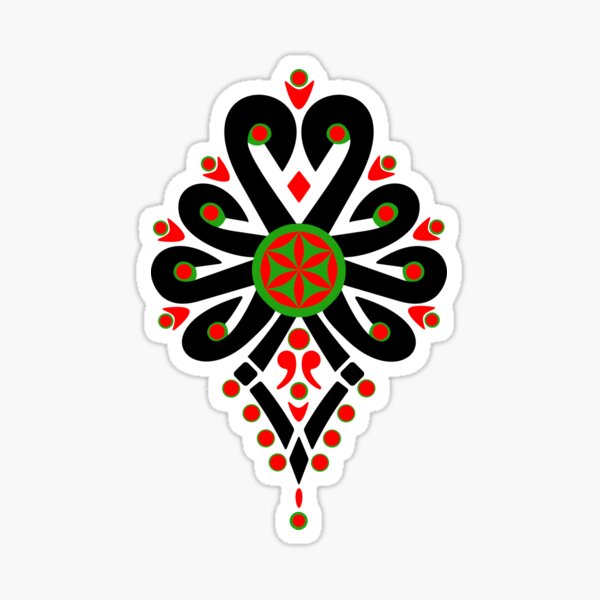 Folk pattern of Polish highlanders - Parzenica Sticker