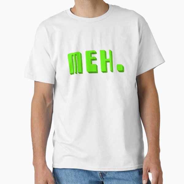 Item preview, One word apathetic meh designed and sold by pirkchap.