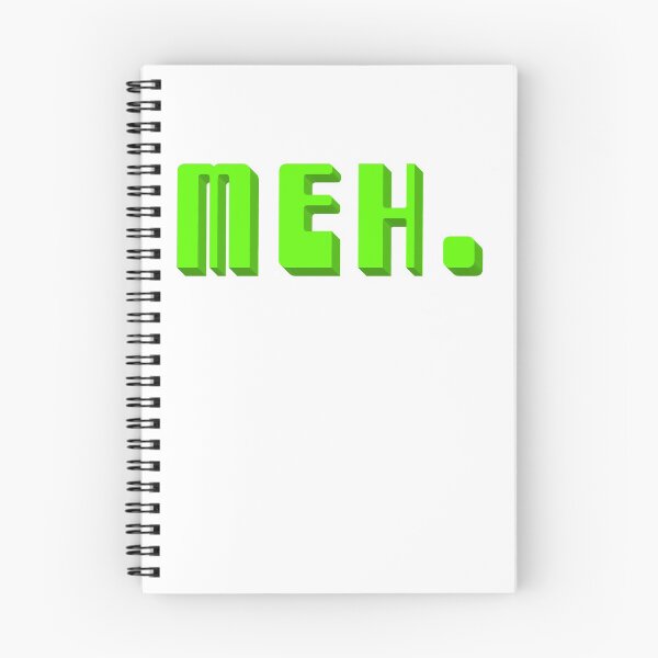 Item preview, One word apathetic meh designed and sold by pirkchap.