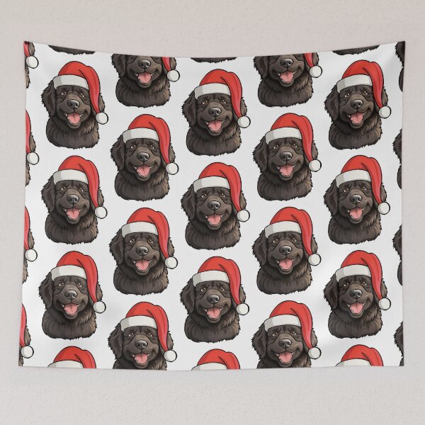 Item preview, Santa Paws Holiday Elegance - Cartoon Canine Delight designed and sold by PureGlee.