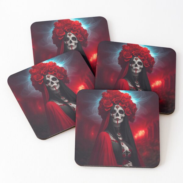 Artikelvorschau, Elegante, wunderschöne La Calavera Catrina, Dame des Jenseits, der elegante Schädel entworfen und verkauft von Fantasymachine.