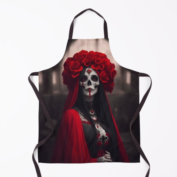 Item preview, Elegant gorgeous La Calavera Catrina, Lady of the afterlife, the Elegant Skull designed and sold by Fantasymachine.