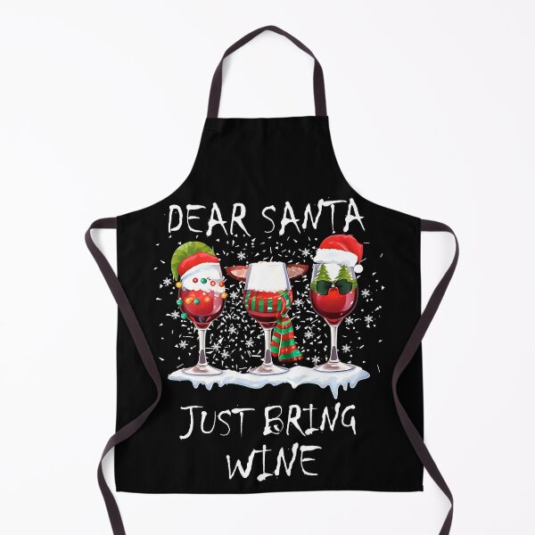 Item preview, Dear Santa Just Bring Wine Funny Merry Christmas designed and sold by BestTee4You.