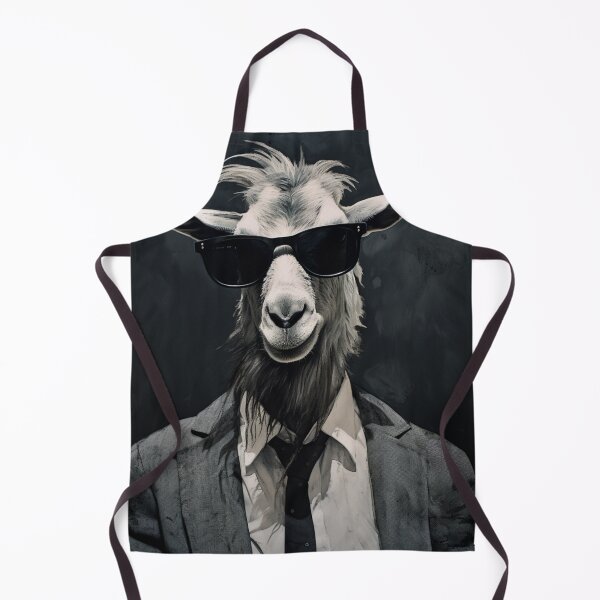 Item preview, Goat Wearing Sunglasses and Suit designed and sold by whitecat23.