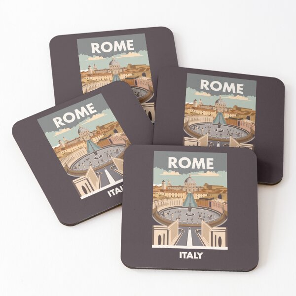 Item preview, A Vintage Travel Art of Rome - Italy  designed and sold by GoodOldVintage.