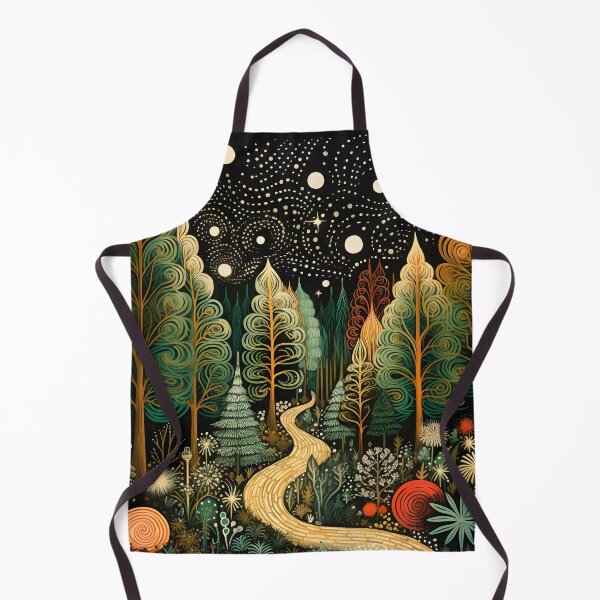 Item preview, enchanting christmas forest print designed and sold by dcrc.