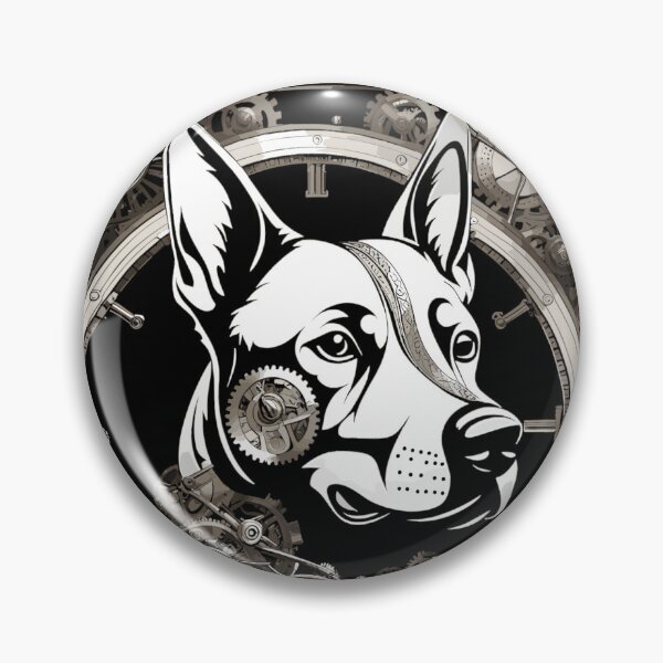 Item preview, Steampunk Dog in Cartoon Puppy Style  designed and sold by EternalDelight1.