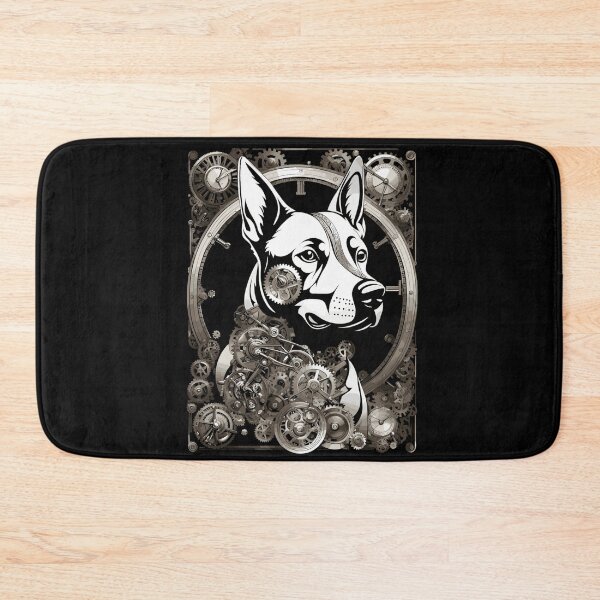 Item preview, Steampunk Dog in Cartoon Puppy Style  designed and sold by EternalDelight1.