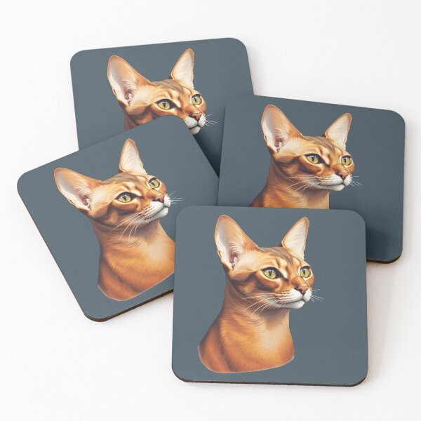 Item preview, Abyssinian Alertness Vivid Close-Up in Digital Brushwork designed and sold by solrevolver.