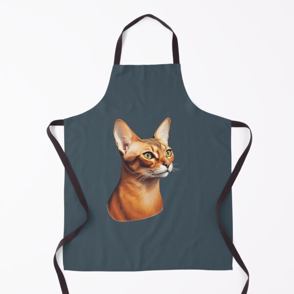 Item preview, Abyssinian Alertness Vivid Close-Up in Digital Brushwork designed and sold by solrevolver.