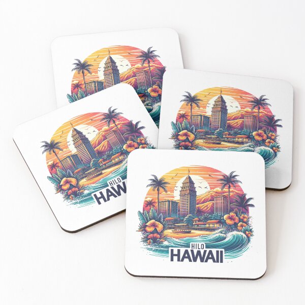 Item preview, Hilo, Hawaii, Watercolor Illustration designed and sold by PaintMeWorld.