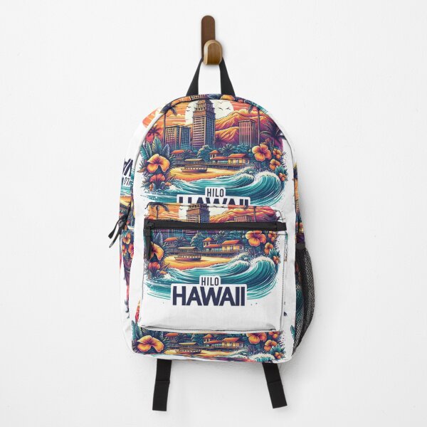 Item preview, Hilo, Hawaii, Watercolor Illustration designed and sold by PaintMeWorld.