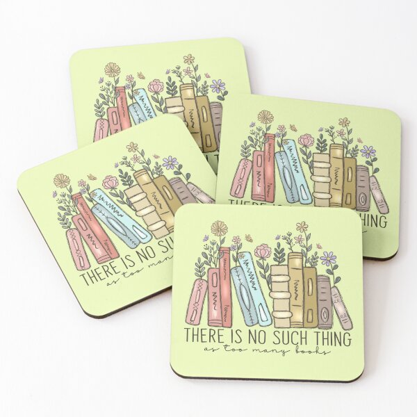Item preview, No Such Thing As Too Many Books Book Lover Librarian designed and sold by ArtMeetsPizza.