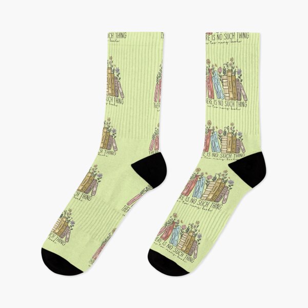 Item preview, No Such Thing As Too Many Books Book Lover Librarian designed and sold by ArtMeetsPizza.