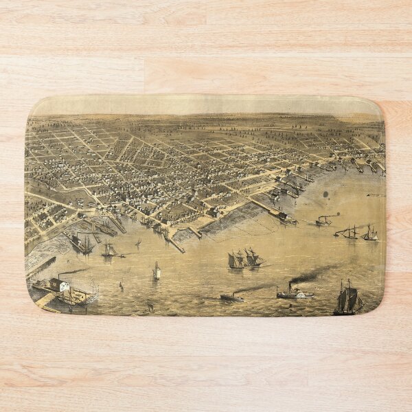 Item preview, Muskegon, Michigan (1868) designed and sold by allhistory.