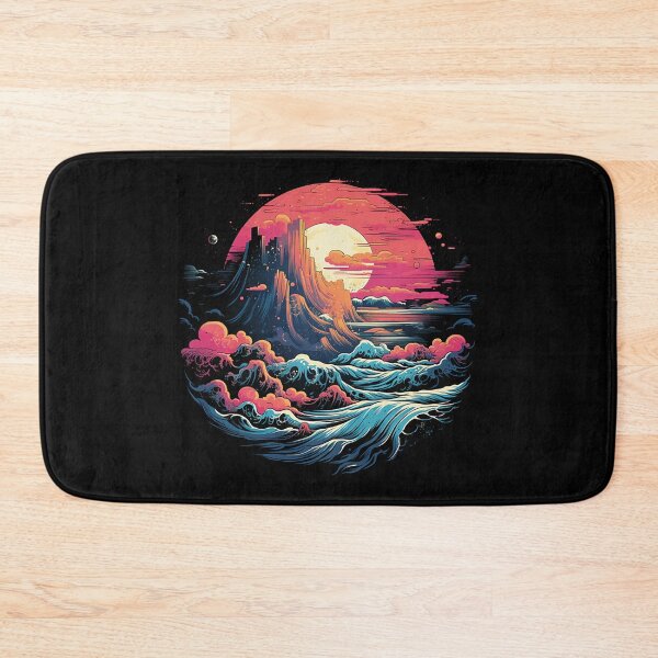 Item preview, Mountain Ocean Coast on an Alien World designed and sold by JollyGoodMerch.