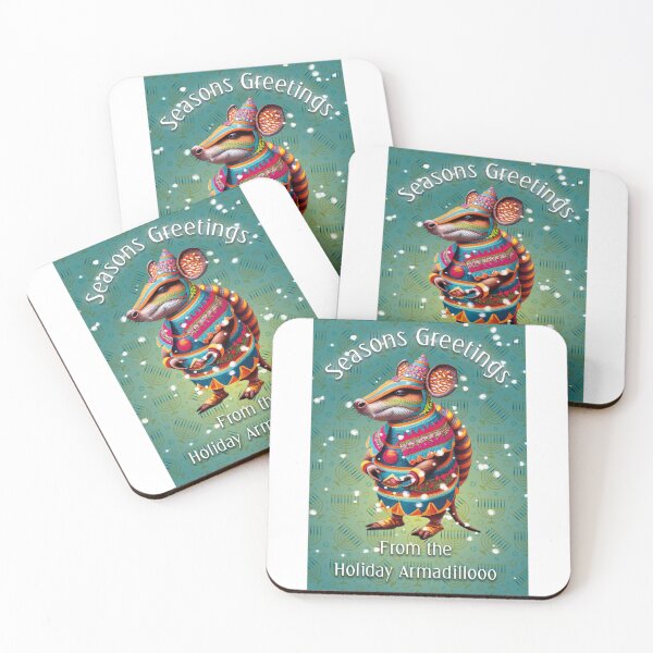 Item preview, Seasons Greetings from the Holiday Armadillooo designed and sold by cjgraphic.