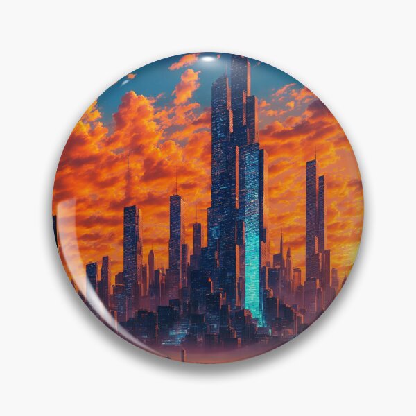 Item preview, futuristic city  designed and sold by DkTinou.