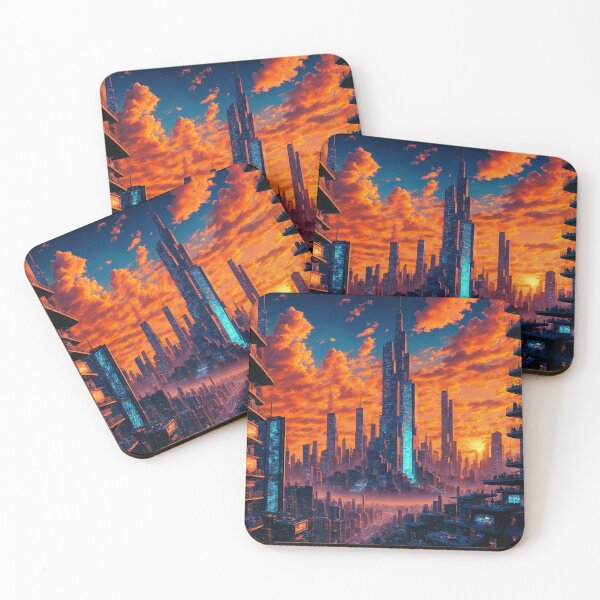 Item preview, futuristic city  designed and sold by DkTinou.