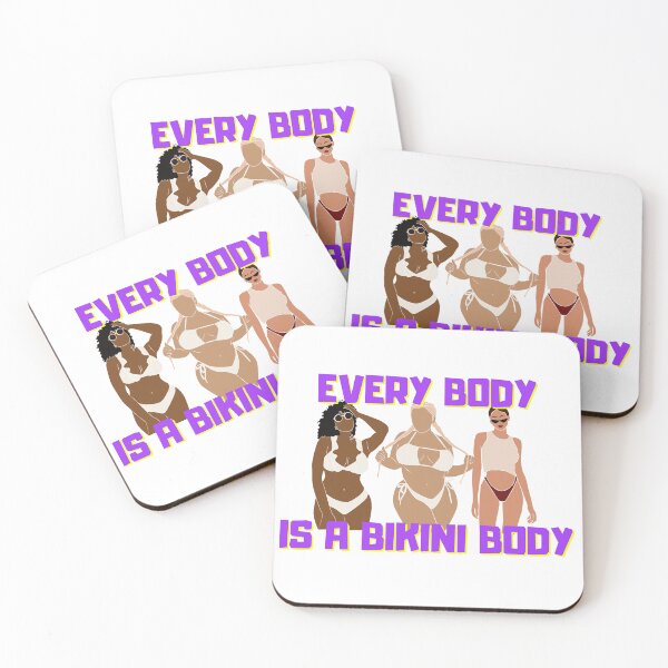 Item preview, Every Body is a Bikini Body Positive slogan designed and sold by NatalieArtiste.