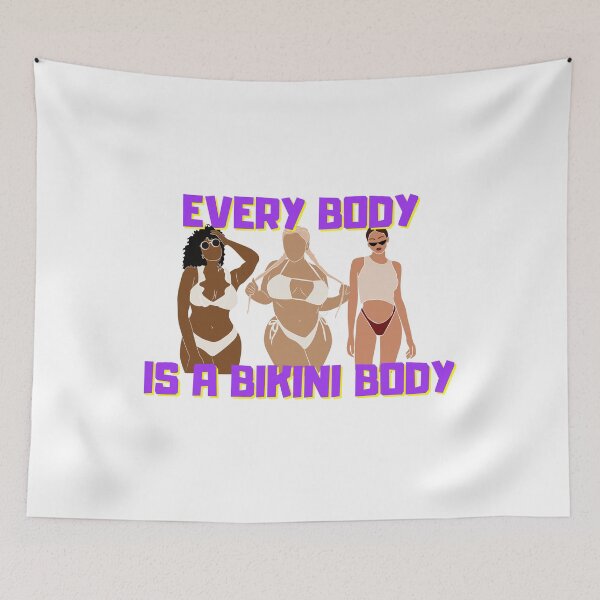 Item preview, Every Body is a Bikini Body Positive slogan designed and sold by NatalieArtiste.
