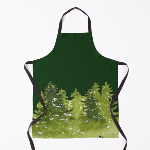 Item preview, Snowy Evergreen Tree Forest designed and sold by LiaIsabellaArt.