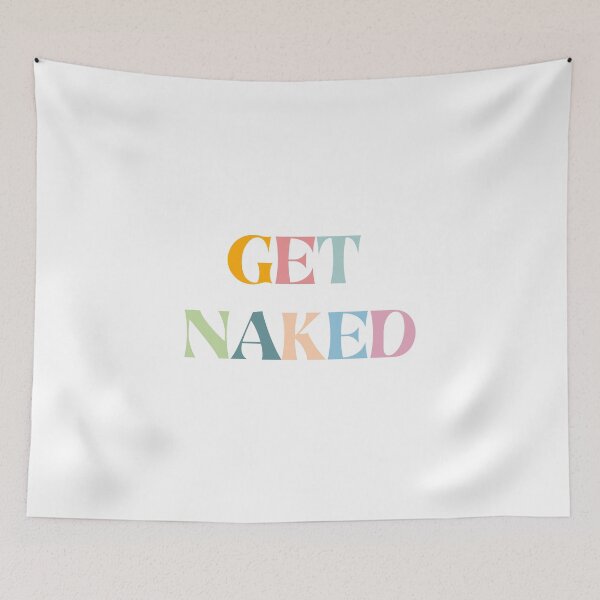 Item preview, GET NAKED Shower Curtain designed and sold by LenasVersion.