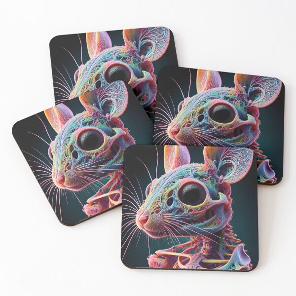 Item preview, Rainbow Mouse Skeleton designed and sold by AI-Pi-art.