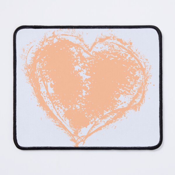 Item preview, Color of the Year 2024 Peach Fuzz Heart designed and sold by ittybittyowl.