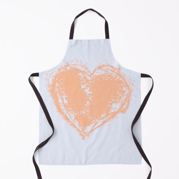 Item preview, Color of the Year 2024 Peach Fuzz Heart designed and sold by ittybittyowl.