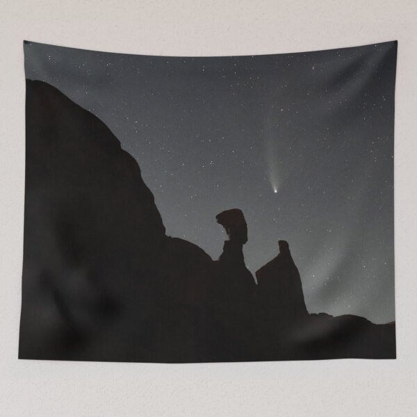 Item preview, Comet NEOWISE Over Queen Nefertiti Rock designed and sold by Kevin Wellard.