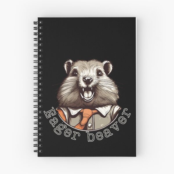 Item preview, Retro Vintage Eager Beaver Idiom  designed and sold by CyberArtistOne.