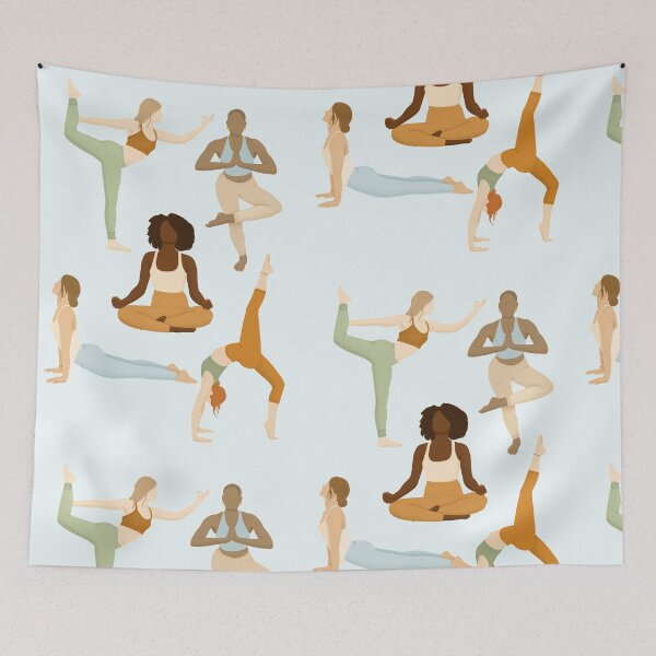 Item preview, Kopie von Women in Yoga Poses designed and sold by CreativeElle.