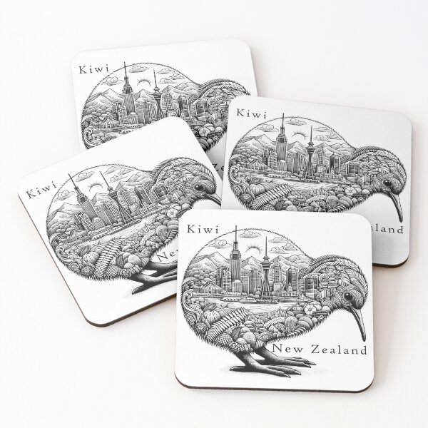 Item preview, Kiwi New Zealand designed and sold by Animalandscapes Inc..